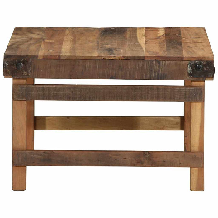 Masă de cafea Maro 60 x 55 x 40 cm Lemn recuperat masiv - WALTI WALTI