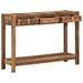 Masă de consolă Maro 107 x 33 x 76 cm Lemn recuperat masiv - WALTI WALTI