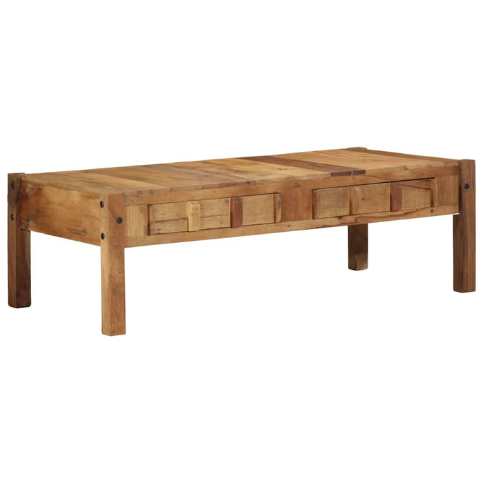 Masă de cafea Maro 110 x 54 x 35 cm Lemn recuperat masiv - WALTI WALTI