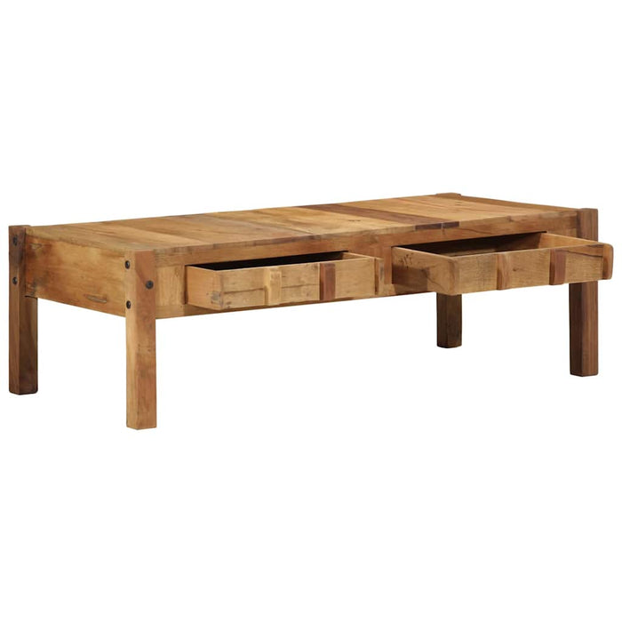 Masă de cafea Maro 110 x 54 x 35 cm Lemn recuperat masiv - WALTI WALTI