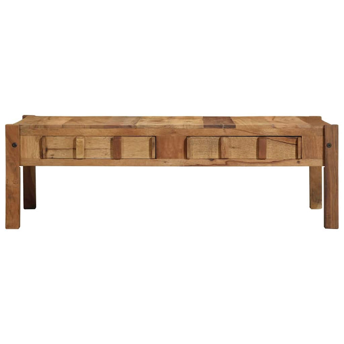 Masă de cafea Maro 110 x 54 x 35 cm Lemn recuperat masiv - WALTI WALTI