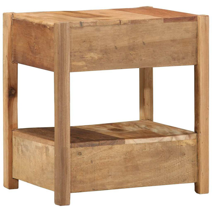 Masă laterală Maro 43 x 32 x 46 cm Lemn recuperat masiv - WALTI WALTI