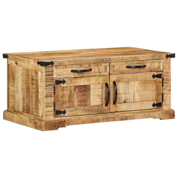 Masă de cafea Maro 90 x 50 x 40 cm Lemn de mango solid - WALTI WALTI