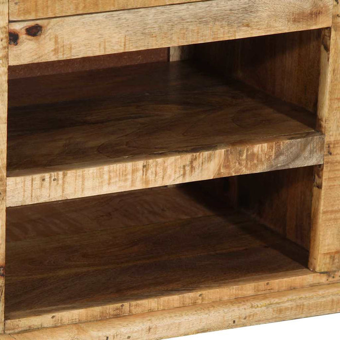 bancă cu sertar cu depozitare Maro 110 x 35 x 50 cm Mango aspru - WALTI WALTI