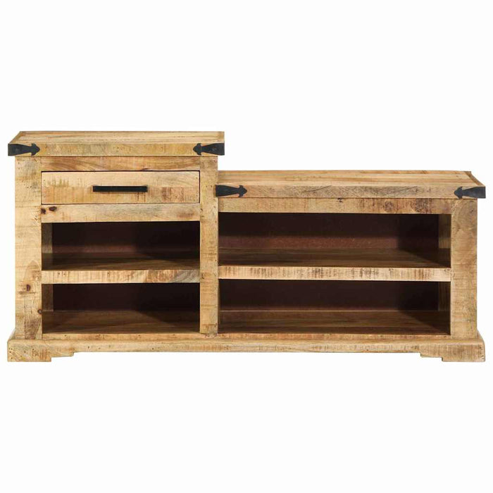 bancă cu sertar cu depozitare Maro 110 x 35 x 50 cm Mango aspru - WALTI WALTI