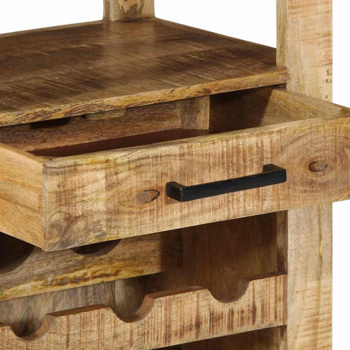 Troler de Bucătărie Maro 55 x 40 x 80 cm Lemn de mango solid - WALTI WALTI