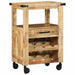 Troler de Bucătărie Maro 55 x 40 x 80 cm Lemn de mango solid - WALTI WALTI