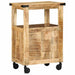 Troler de Bucătărie Maro 55 x 40 x 80 cm Lemn de mango solid - WALTI WALTI