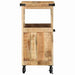 Troler de Bucătărie Maro 55 x 40 x 80 cm Lemn de mango solid - WALTI WALTI