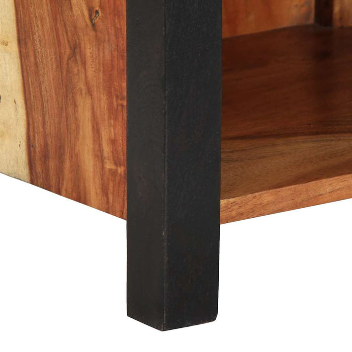 Dulap de noapte 2 pcs Maro 40 x 35 x 50 cm Lemn Solid de Acacia - WALTI WALTI