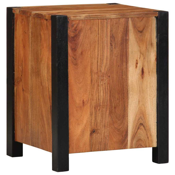 Dulap de noapte 2 pcs Maro 40 x 35 x 50 cm Lemn Solid de Acacia - WALTI WALTI
