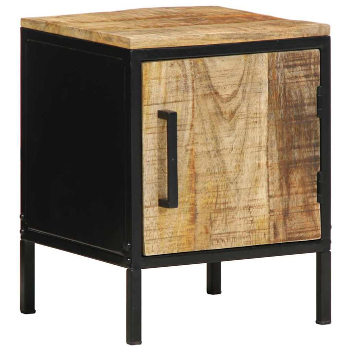 Dulap de noapte 2 pcs Maro și negru 30 x 30 x 40 cm - WALTI WALTI