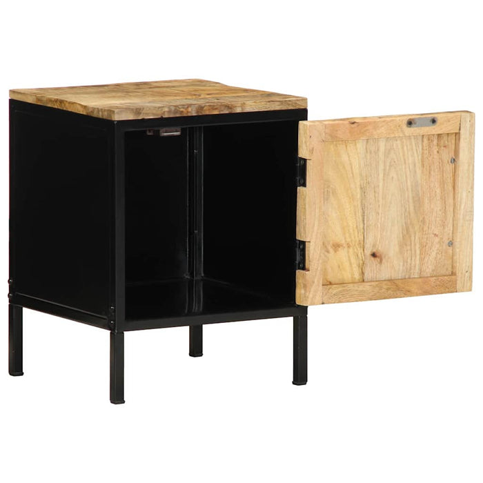 Dulap de noapte 2 pcs Maro și negru 30 x 30 x 40 cm - WALTI WALTI