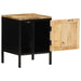 Dulap de noapte 2 pcs Maro și negru 30 x 30 x 40 cm - WALTI WALTI