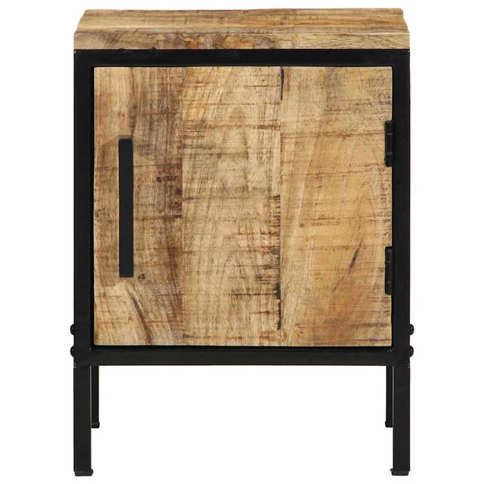 Dulap de noapte 2 pcs Maro și negru 30 x 30 x 40 cm - WALTI WALTI