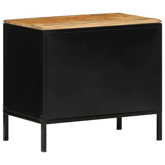 Dulap de noapte 2 pcs Maro și negru 50 x 30 x 45 cm - WALTI WALTI