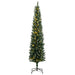 Brad de Crăciun artificial subțire cu 150 LED-uri, 120 cm - WALTI WALTI