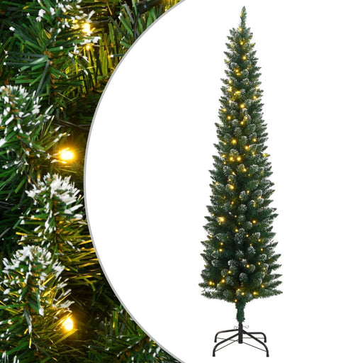 Brad Crăciun artificial subțire cu 300 LED-uri, 180 cm - WALTI WALTI