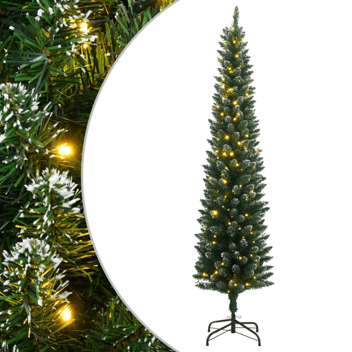 Brad Crăciun artificial subțire cu 300 LED-uri, 210 cm - WALTI WALTI