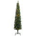Brad Crăciun artificial subțire cu 300 LED-uri, 210 cm - WALTI WALTI