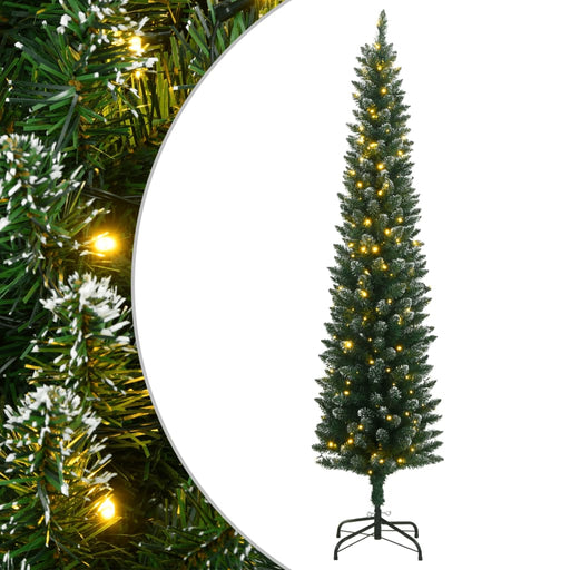 Brad Crăciun artificial subțire cu 300 LED-uri, 240 cm - WALTI WALTI