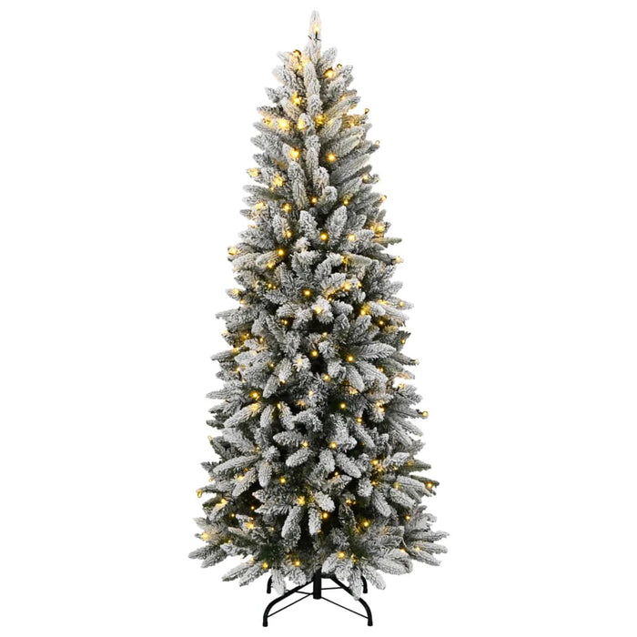 Brad de Crăciun artificial cu 300 LED-uri/zăpadă pufoasă 180 cm - WALTI WALTI