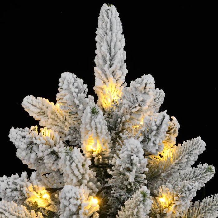 Brad de Crăciun artificial cu 300 LED-uri/zăpadă pufoasă 210 cm - WALTI WALTI