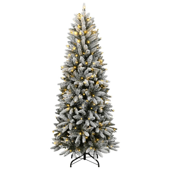 Brad de Crăciun artificial cu 300 LED-uri/zăpadă pufoasă 240 cm - WALTI WALTI
