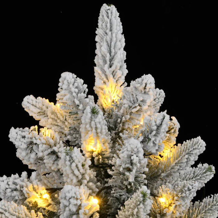 Brad de Crăciun artificial cu 300 LED-uri/zăpadă pufoasă 240 cm - WALTI WALTI