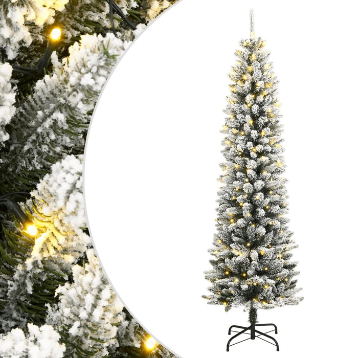 Brad de Crăciun artificial 150 LED-uri și zăpadă, 120 cm - WALTI WALTI