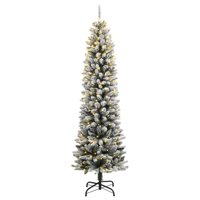 Brad de Crăciun artificial 150 LED-uri și zăpadă, 120 cm - WALTI WALTI