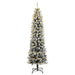 Brad de Crăciun artificial 150 LED-uri și zăpadă, 120 cm - WALTI WALTI