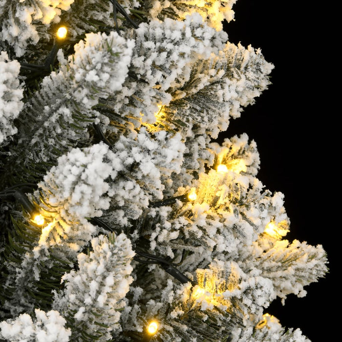 Brad de Crăciun artificial 150 LED-uri și zăpadă, 120 cm - WALTI WALTI