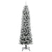 Brad de Crăciun artificial cu 300 LED-uri/zăpadă pufoasă 210 cm - WALTI WALTI