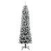 Brad de Crăciun artificial cu 300 LED-uri/zăpadă pufoasă 240 cm - WALTI WALTI