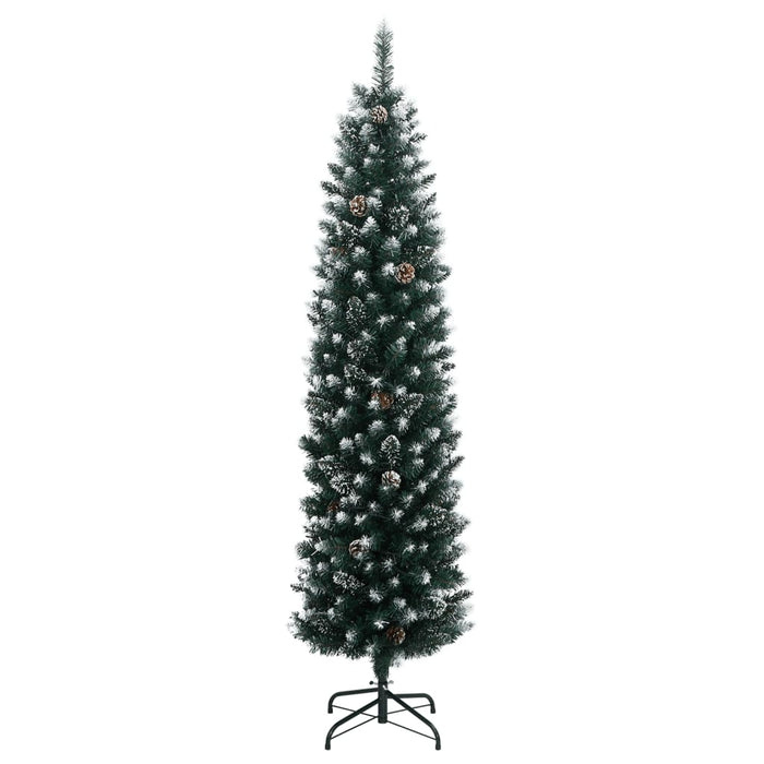 Brad Crăciun artificial subțire cu 300 LED-uri, 210 cm WALTI