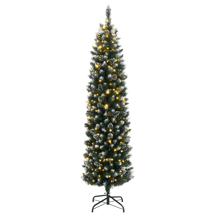 Brad Crăciun artificial subțire cu 300 LED-uri, 240 cm - WALTI WALTI