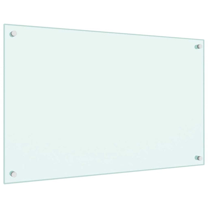 Panou antistropi bucătărie 2 buc. alb 80x50cm sticlă securizată - WALTI WALTI