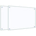 Panou antistropi bucătărie 2 buc. transparent 70x50 cm sticlă - WALTI WALTI