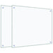 Panou antistropi bucătărie 2 buc. transparent 70x60 cm sticlă - WALTI WALTI