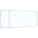 Panou antistropi bucătărie 2 buc. transparent 80x40 cm sticlă - WALTI WALTI