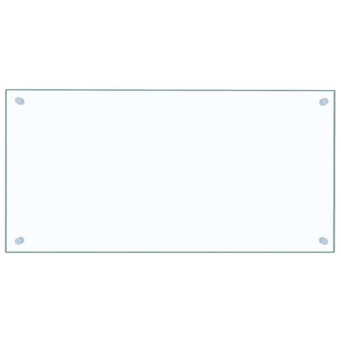 Panou antistropi bucătărie 2 buc. transparent 80x40 cm sticlă - WALTI WALTI