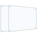 Panou antistropi bucătărie 2 buc. transparent 80x60 cm sticlă - WALTI WALTI