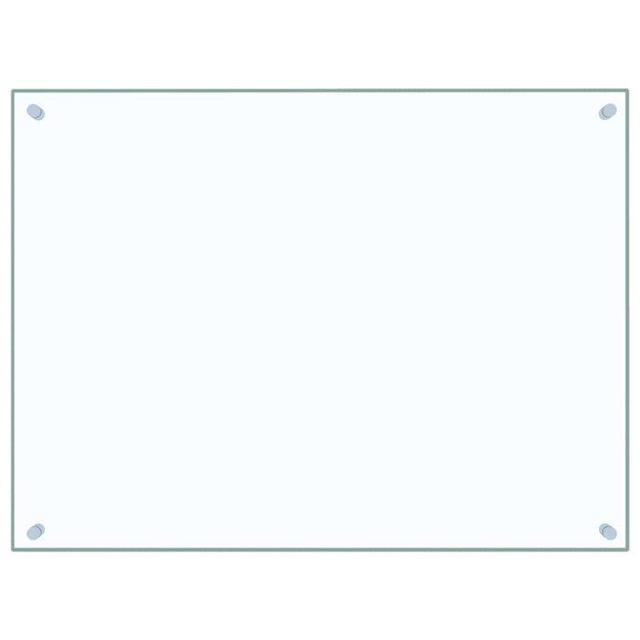 Panou antistropi bucătărie 2 buc. transparent 80x60 cm sticlă - WALTI WALTI