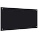 Panou antistropi bucătărie 2 buc. negru 80x40cm sticlă securiz. - WALTI WALTI