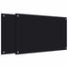 Panou antistropi bucătărie 2 buc. negru 80x50cm sticlă securiz. - WALTI WALTI
