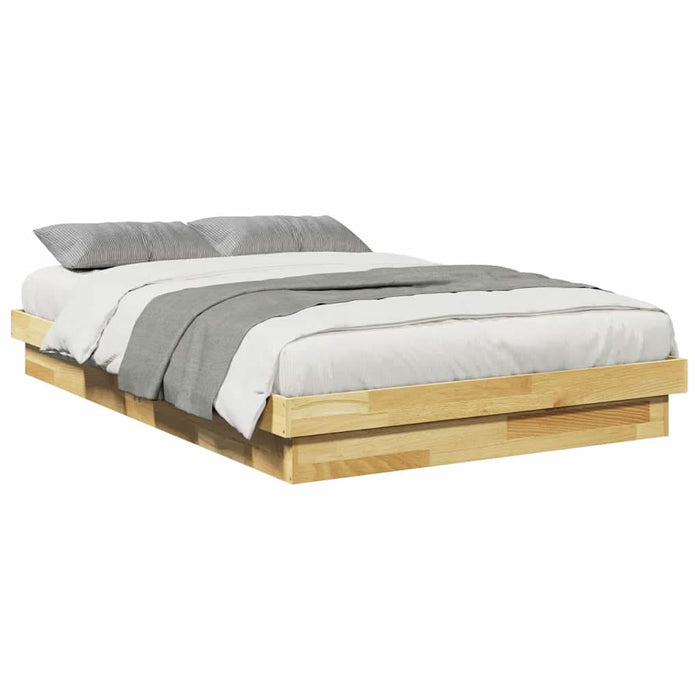 Cadru de pat fără saltea 120x200 cm din lemn masiv de stejar - WALTI WALTI