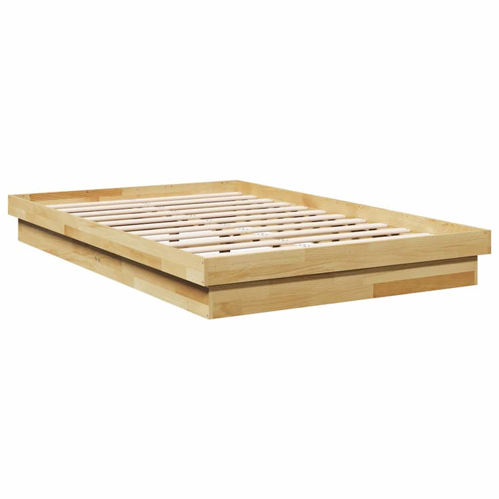 Cadru de pat fără saltea 120x200 cm din lemn masiv de stejar - WALTI WALTI