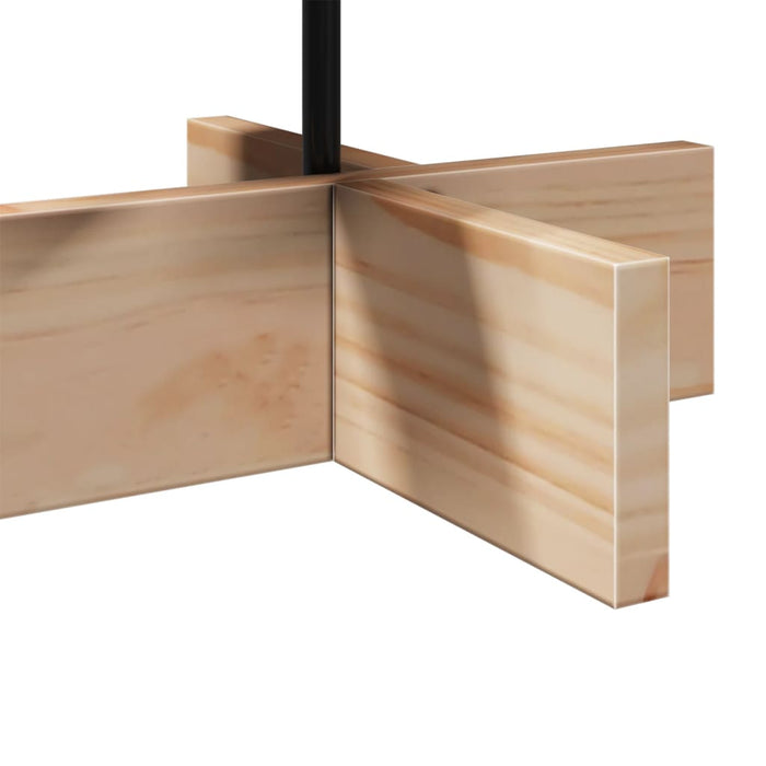 Brad de Crăciun din lemn decorativ, 60 cm, lemn de pin masiv - WALTI WALTI