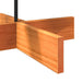 Brad de Crăciun decorativ, maro ceruit, 100 cm, lemn pin masiv - WALTI WALTI